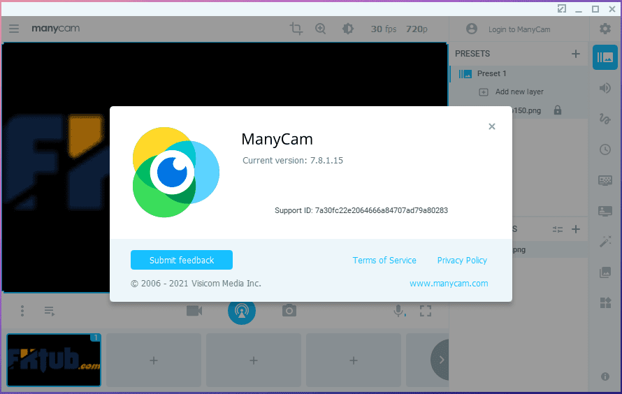 ManyCam 7.8.7 Full Version | Hiệu ứng webcam