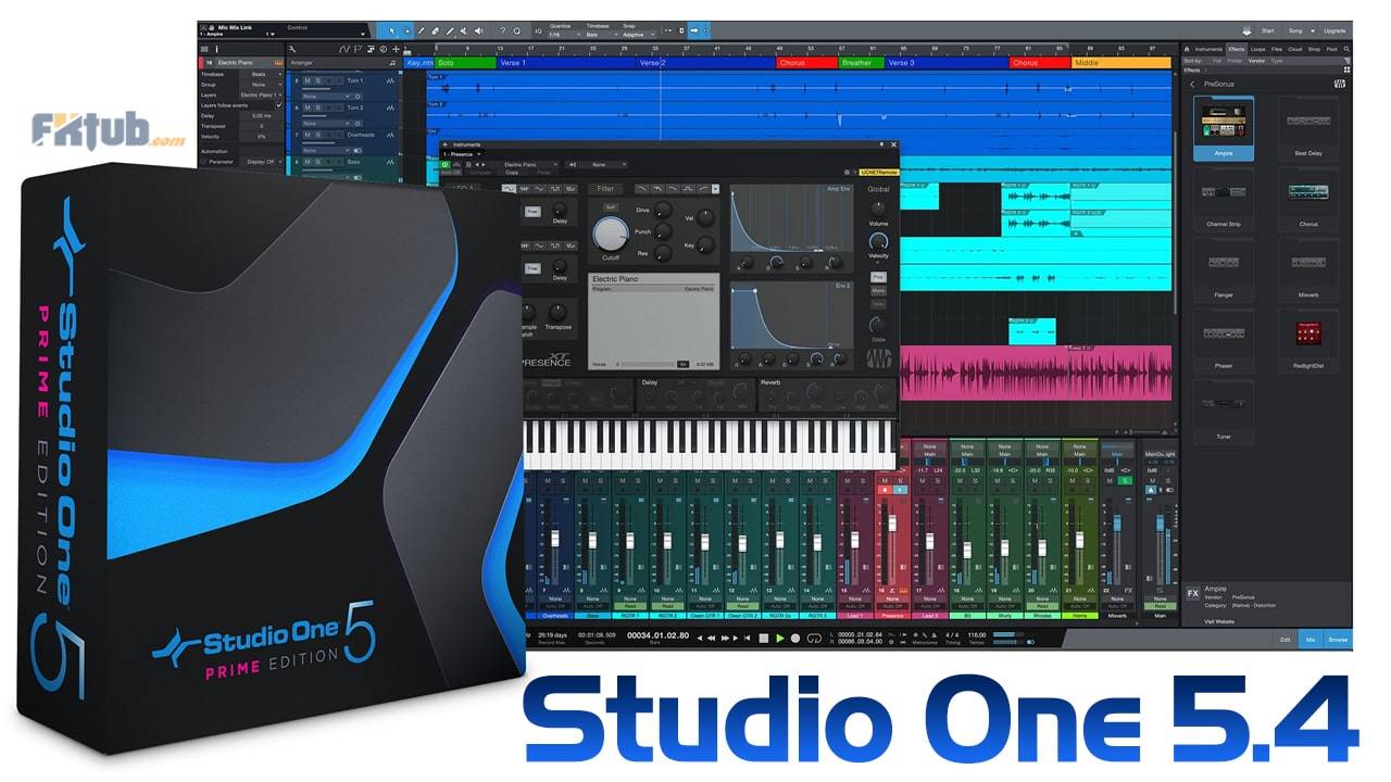 Studio One 5.4.0 Professional Full | Hướng dẫn cài đặt